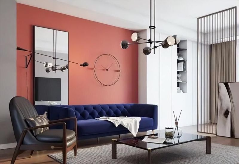 125平简约风和北欧风的混搭，大胆撞色，简约随性 - 家居知识