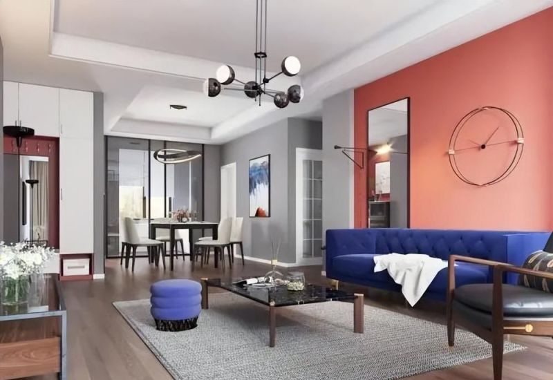 125平简约风和北欧风的混搭，大胆撞色，简约随性 - 家居知识