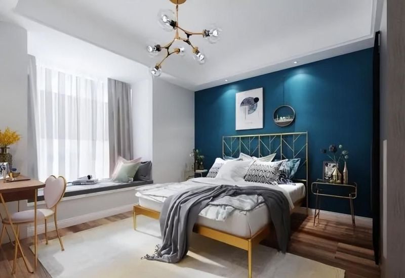 125平简约风和北欧风的混搭，大胆撞色，简约随性 - 家居知识