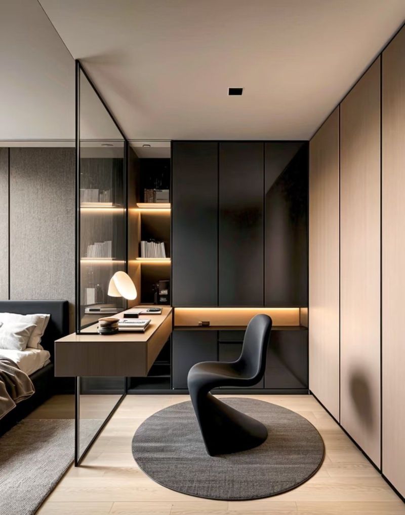 第二个床边衣帽间，把同事都迷倒了 - 家居知识