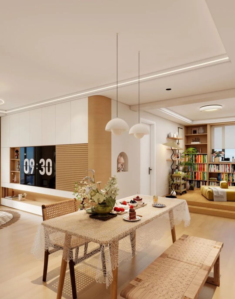 原木控必看！95㎡四口之家，让烟火气也自带仙气 - 家居知识