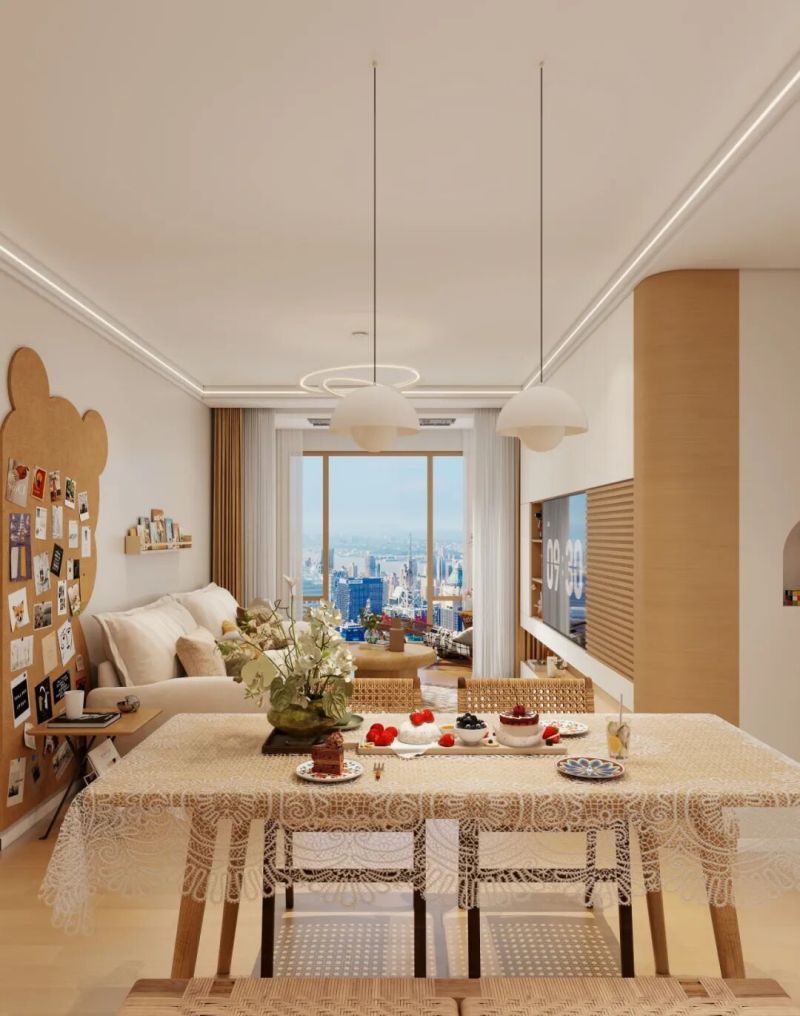 原木控必看！95㎡四口之家，让烟火气也自带仙气 - 家居知识