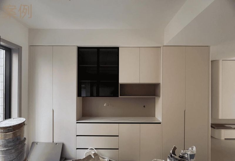 奶油风小三室全屋定制成品房｜无木纹设计，纯粹温柔更显质感 - 家居知识