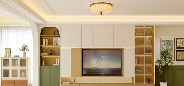 全友设计丨136㎡奶油中古风，复古绿点缀，营造优雅氛围感 - 家居知识