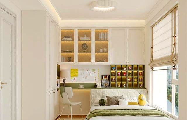 全友设计丨136㎡奶油中古风，复古绿点缀，营造优雅氛围感 - 家居知识