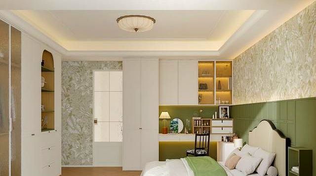 全友设计丨136㎡奶油中古风，复古绿点缀，营造优雅氛围感 - 家居知识