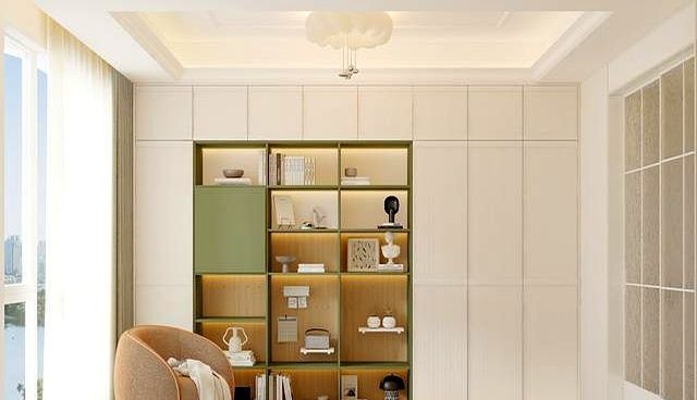 全友设计丨136㎡奶油中古风，复古绿点缀，营造优雅氛围感 - 家居知识