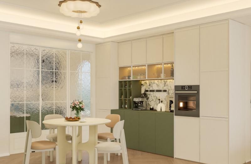 全友家居案例丨136㎡奶油中古风，复古绿也太优雅了 - 家居知识