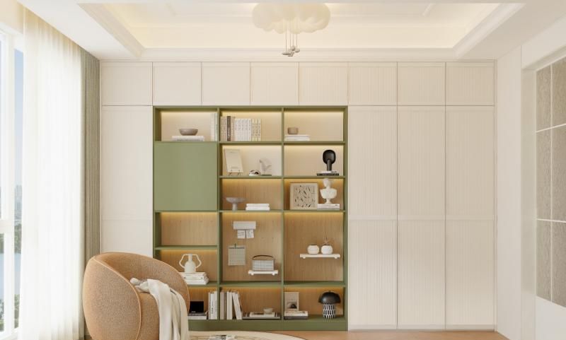 全友家居案例丨136㎡奶油中古风，复古绿也太优雅了 - 家居知识