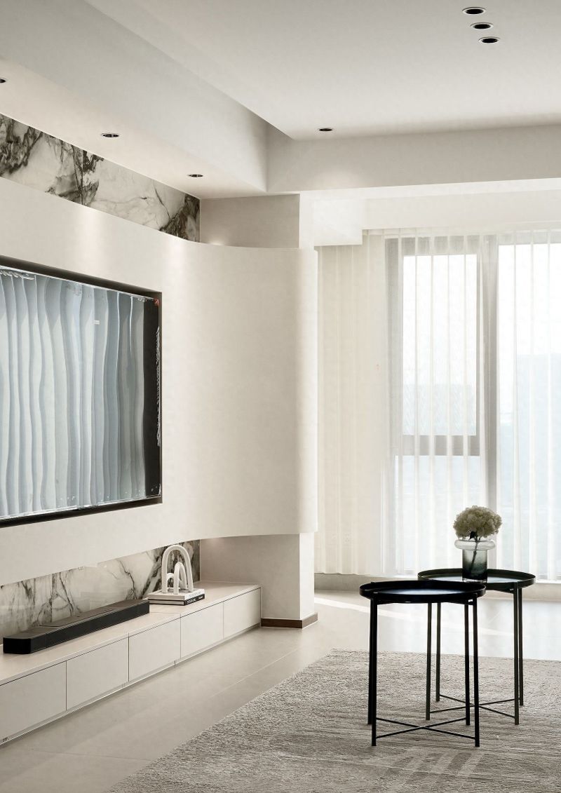 156m²奶油极简风，剔除繁杂，只留温柔与高级