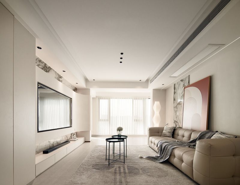 MHOO|众安·景海湾156m²奶油极简风：剔除繁杂，只留温柔与高级 - 家居知识