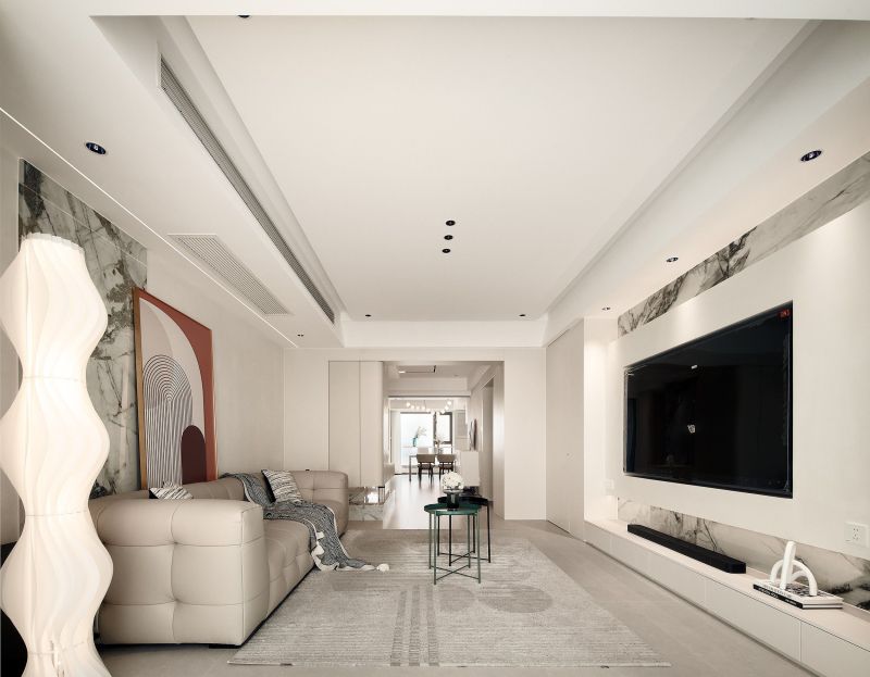 MHOO|众安·景海湾156m²奶油极简风：剔除繁杂，只留温柔与高级 - 家居知识
