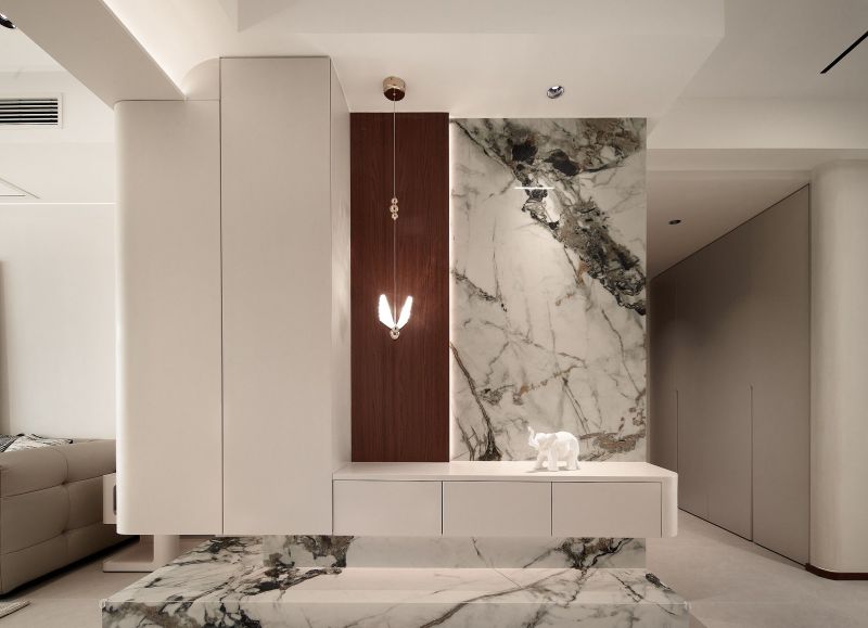 MHOO|众安·景海湾156m²奶油极简风：剔除繁杂，只留温柔与高级 - 家居知识