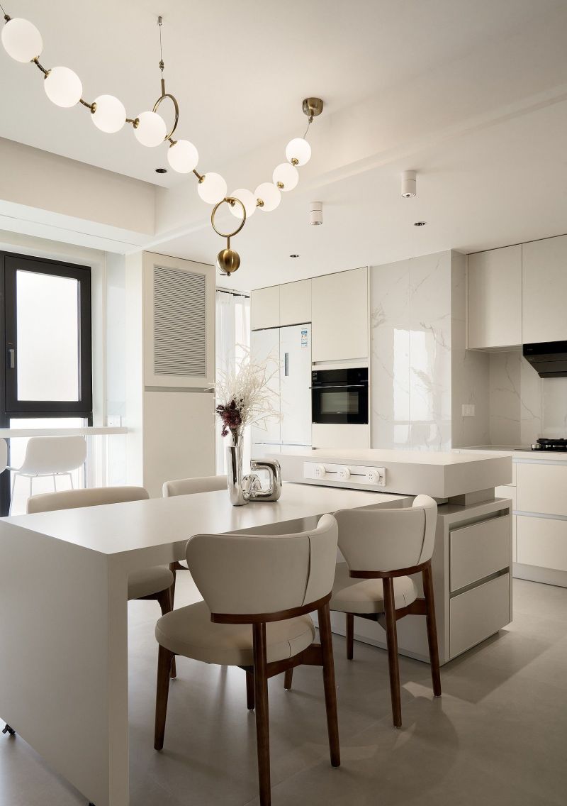 MHOO|众安·景海湾156m²奶油极简风：剔除繁杂，只留温柔与高级 - 家居知识