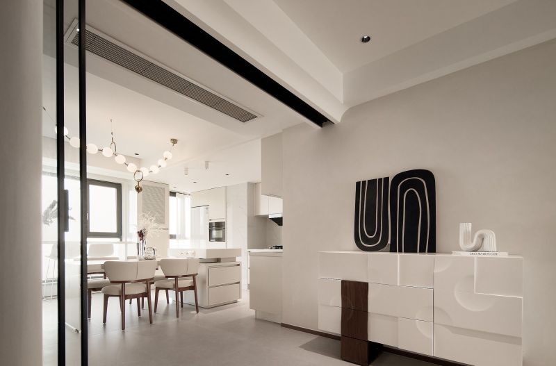 MHOO|众安·景海湾156m²奶油极简风：剔除繁杂，只留温柔与高级 - 家居知识