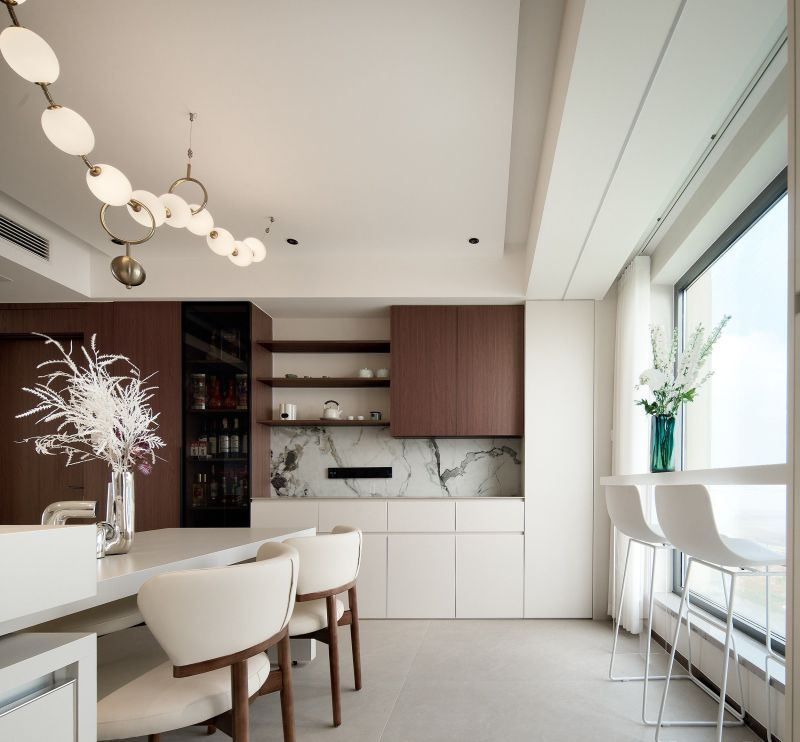 MHOO|众安·景海湾156m²奶油极简风：剔除繁杂，只留温柔与高级 - 家居知识