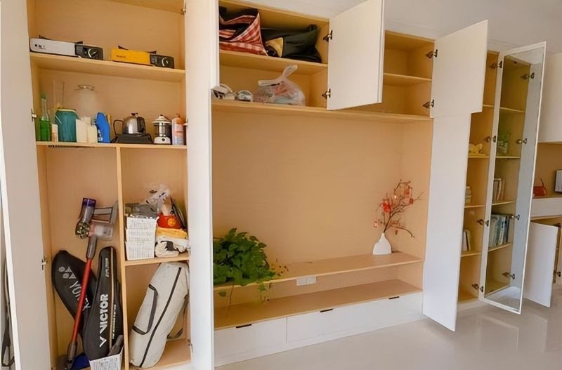 看完邻居家定制柜子，我震惊了，这样做简直绝了恨不得自己家重装 - 家居知识