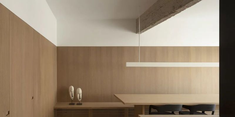 144㎡极简原木风，流畅舒适的动线，从容惬意的空间 - 家居知识