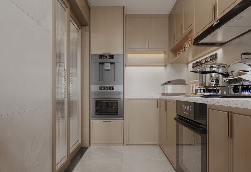 130㎡新中式风格装修：就连电梯间都打造的很韵味 - 家居知识