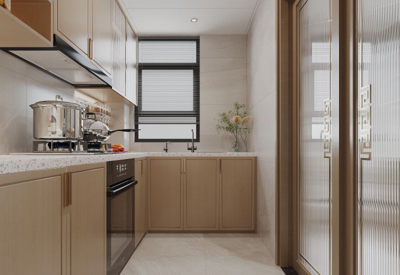 130㎡新中式风格装修：就连电梯间都打造的很韵味 - 家居知识