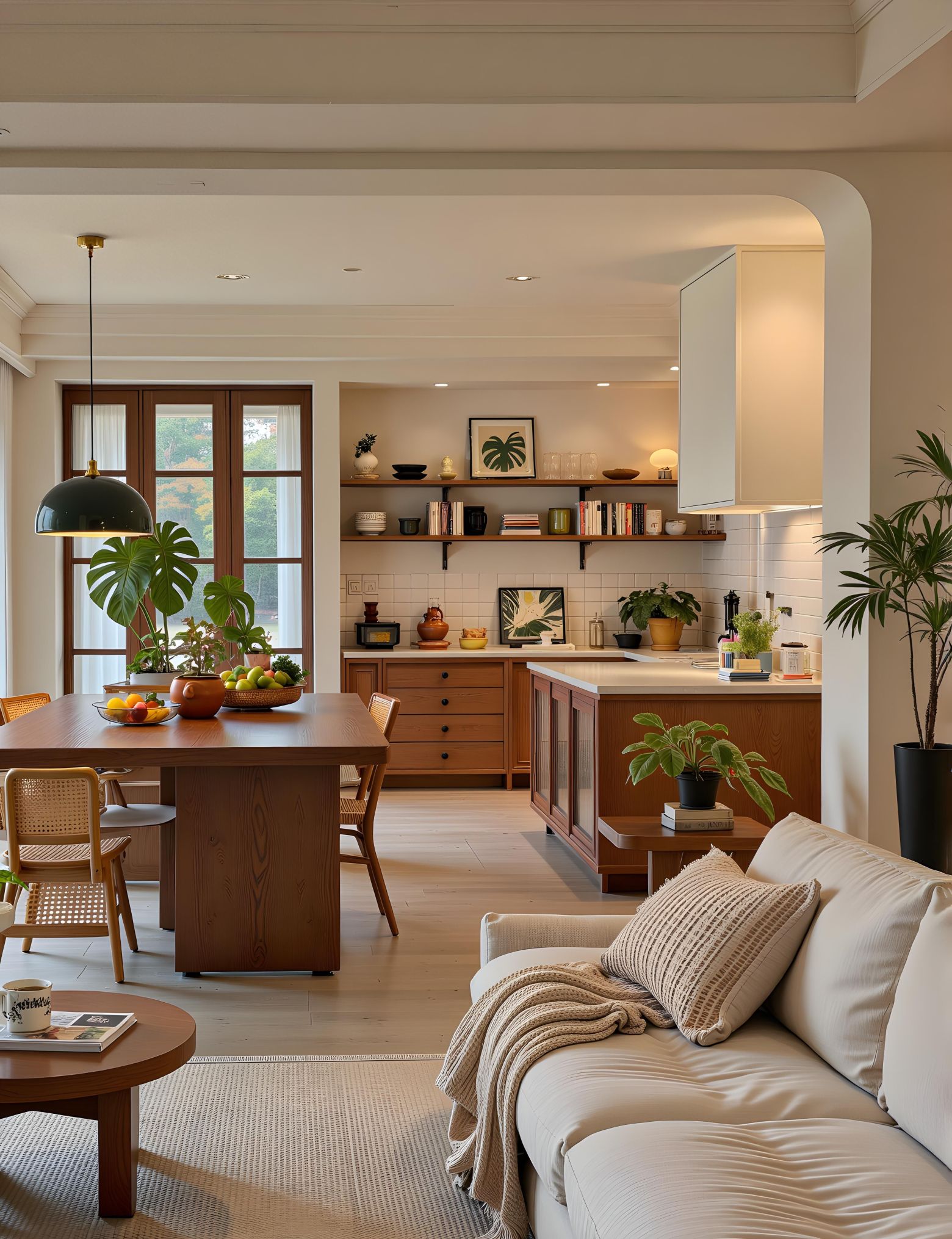 80%的简洁搭20%的复古，混搭出有故事感的家 - 家居知识