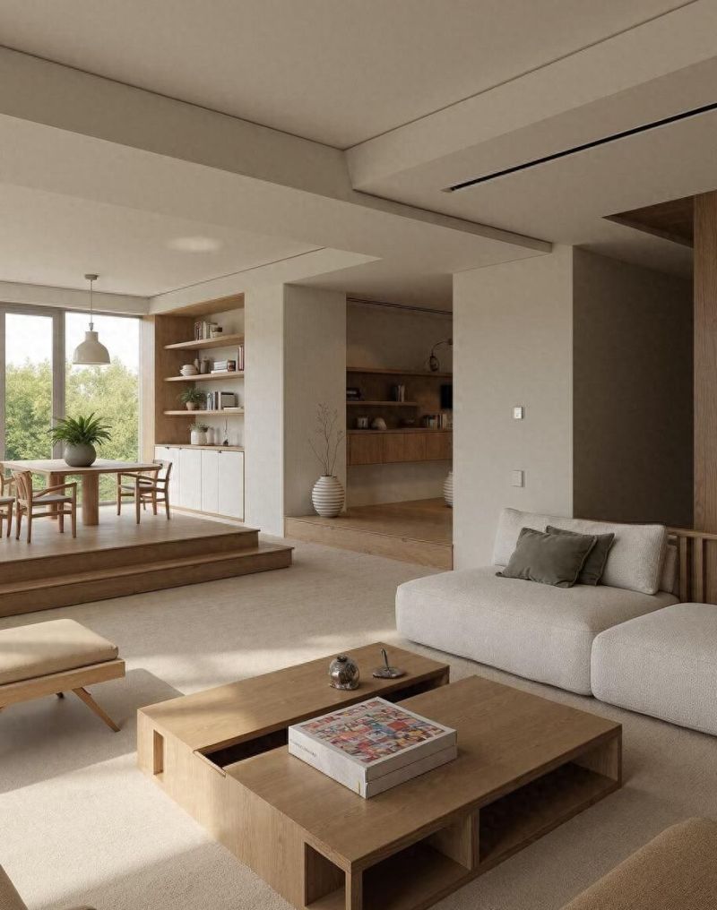 140㎡简约侘寂风，宅家如度假的治愈空间