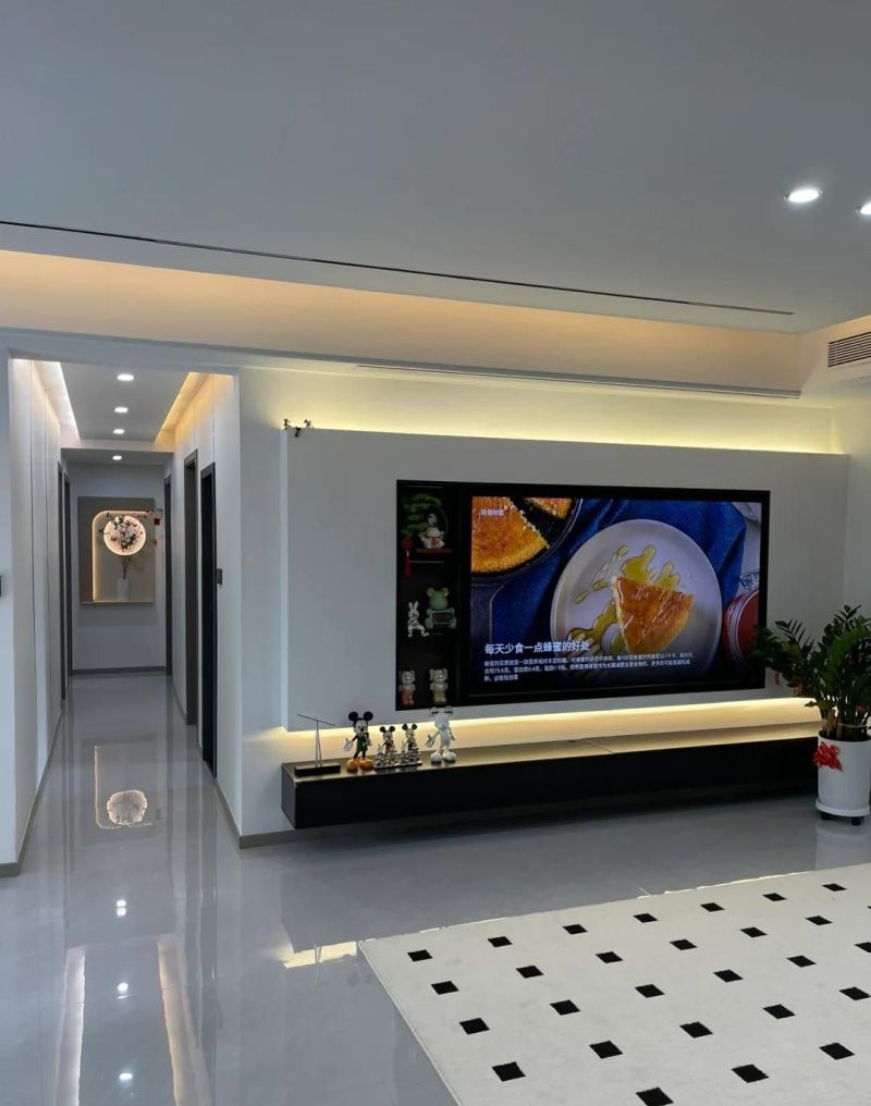 电视柜不是客厅标配！看这户人家的设计，实用到惊艳 - 家居知识