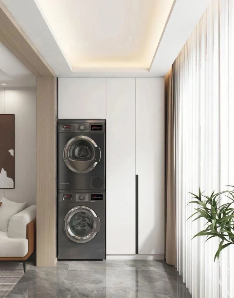 阳台洗衣机柜一些经典搭配 - 家居知识