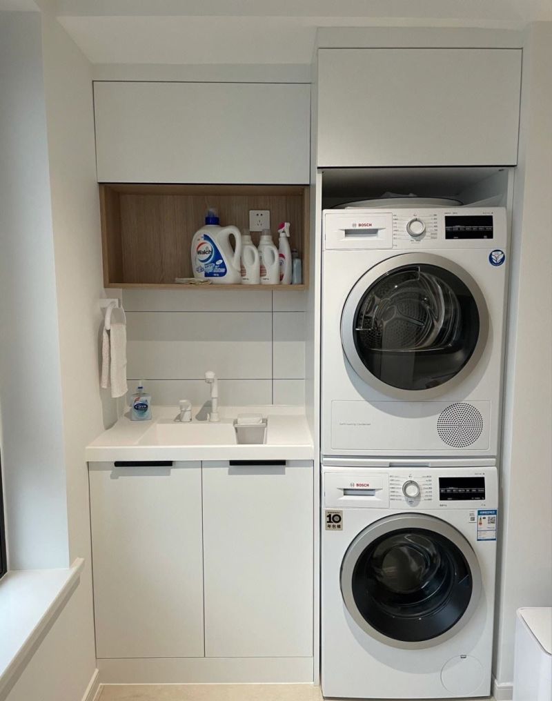 阳台洗衣机柜一些经典搭配 - 家居知识