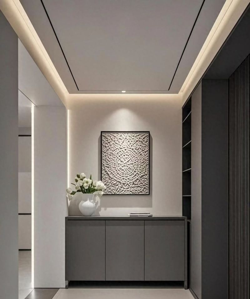 现代极简风装修案例解析：从玄关到卧室的设计巧思 - 家居知识