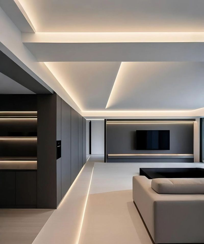 现代极简风装修案例解析：从玄关到卧室的设计巧思 - 家居知识