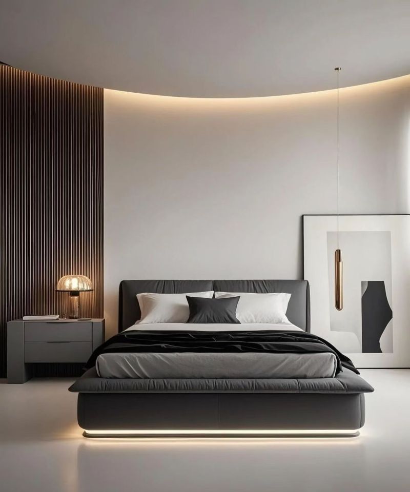 现代极简风装修案例解析：从玄关到卧室的设计巧思 - 家居知识