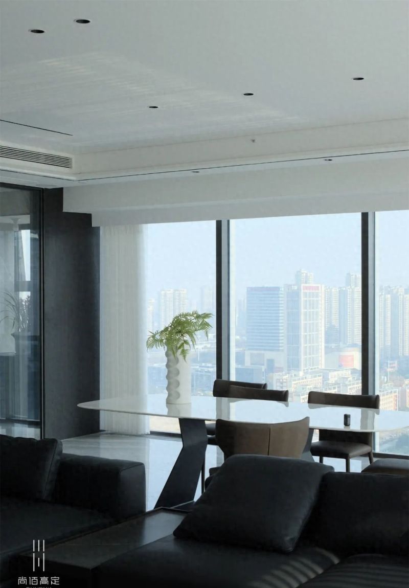 350㎡现代简约风实景｜全屋定制打造高级感住宅