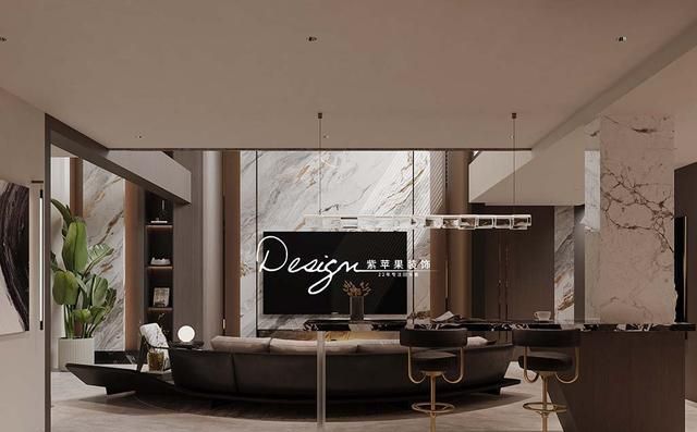 118㎡意式轻奢别墅装修奢而不华的高定美学！ - 家居知识