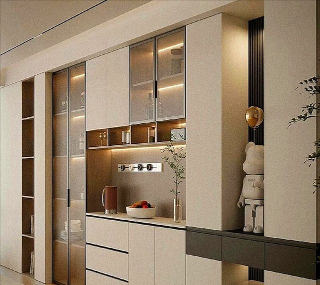 2025 餐边柜设计封神！小户型显大、大平层显贵，照着装不踩雷 - 家居知识