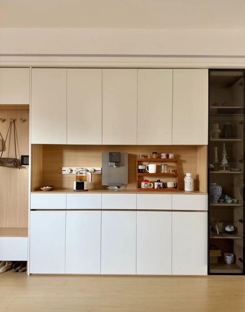 多亏木工师傅！我家餐边柜设计火了，100万人都在看 - 家居知识