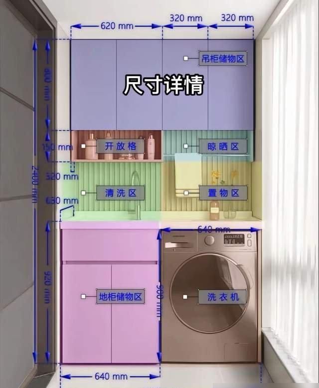 1.2米、1.25米、1.5米、2.1米宽的阳台柜设计，看看哪款适合你家 - 家居知识