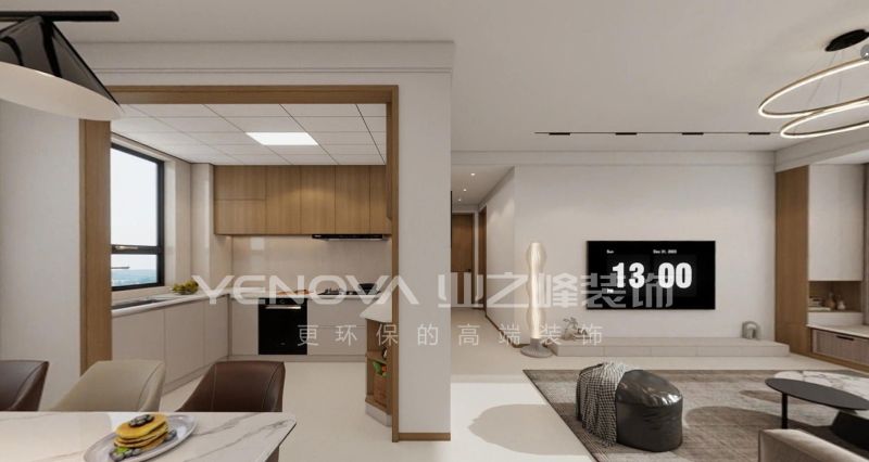 唐山金地御峯160平方米现代风格装修效果案例|业之峰装饰 - 家居知识