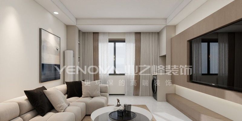 唐山花海茗著89平方米现代简约风格装修效果案例|业之峰装饰 - 家居知识