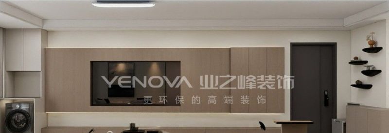 唐山花海茗著89平方米现代简约风格装修效果案例|业之峰装饰 - 家居知识