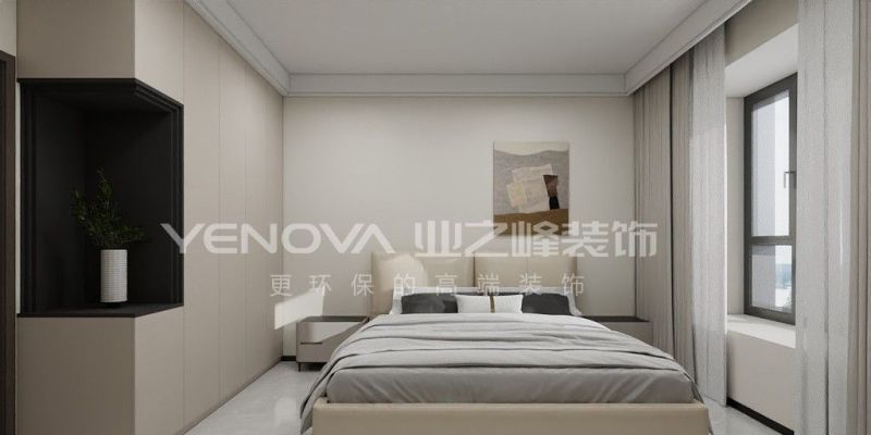 唐山花海茗著89平方米现代简约风格装修效果案例|业之峰装饰 - 家居知识