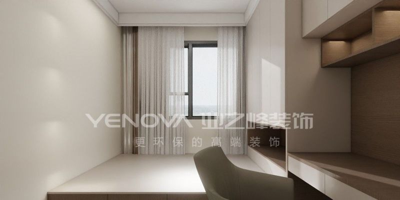 唐山花海茗著89平方米现代简约风格装修效果案例|业之峰装饰 - 家居知识