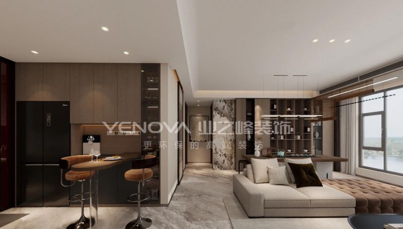 唐山国茂府115平方米现代风格装修效果案例|业之峰装饰 - 家居知识