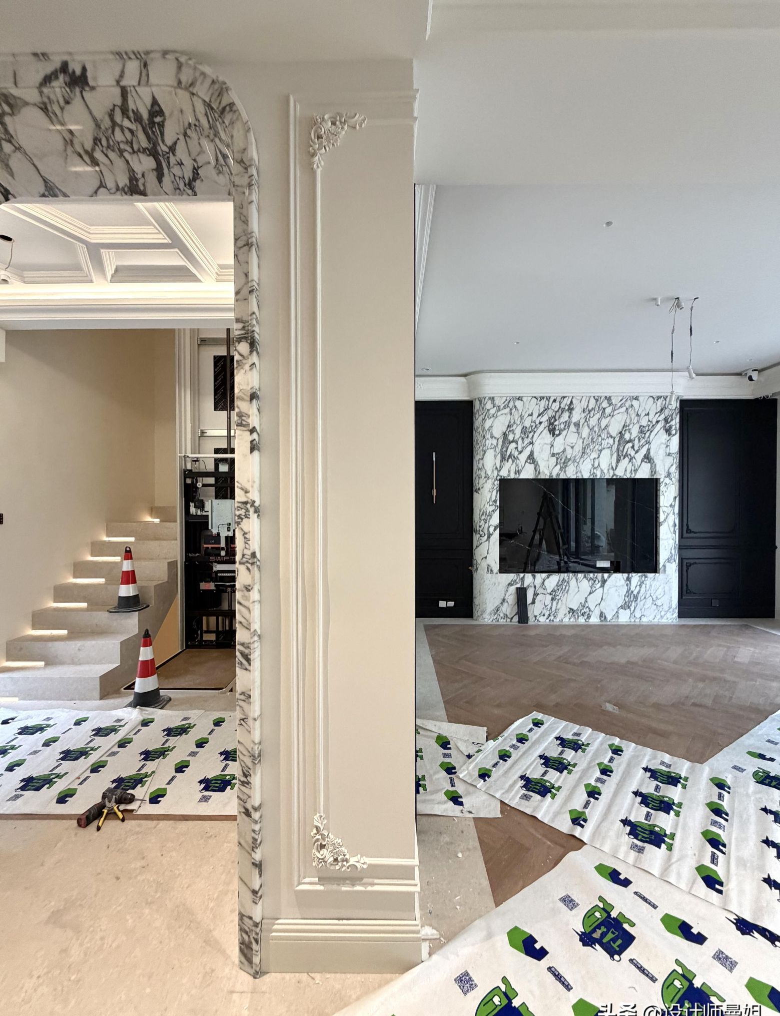 800平奢华法式大宅，香奈儿格调演绎极致优雅