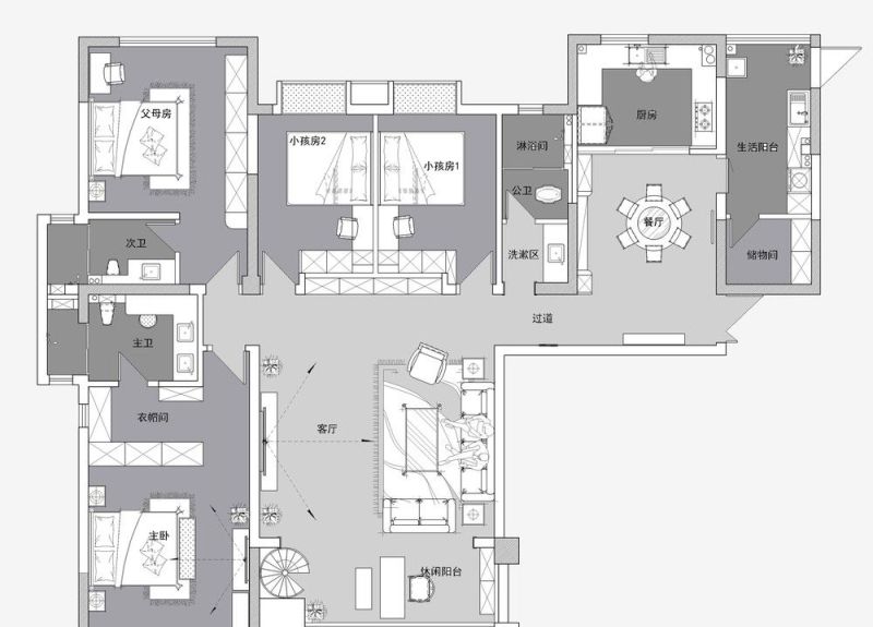 200+㎡现代极简风格设计：艺术感和美感相融合 - 家居知识