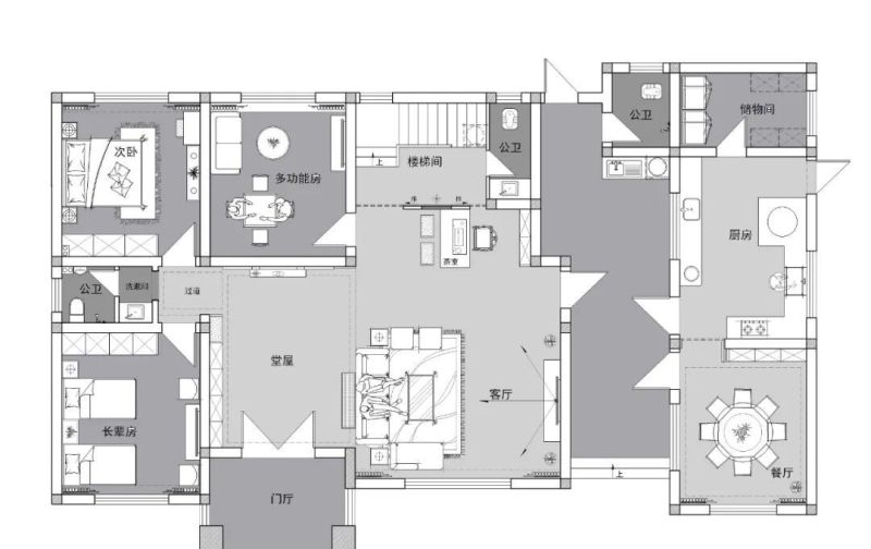 自建房新中式设计：把东方雅致藏进生活里 - 家居知识