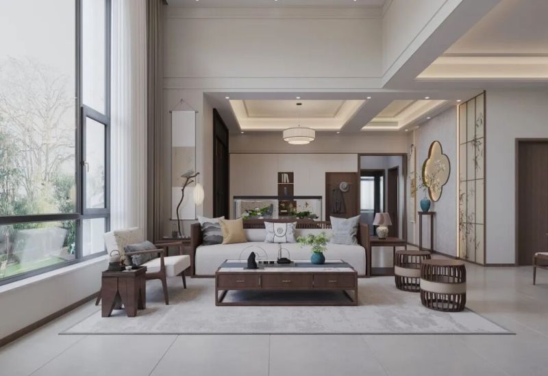 自建房新中式设计：把东方雅致藏进生活里 - 家居知识