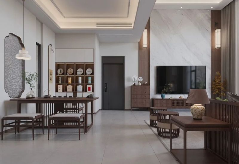 自建房新中式设计：把东方雅致藏进生活里 - 家居知识