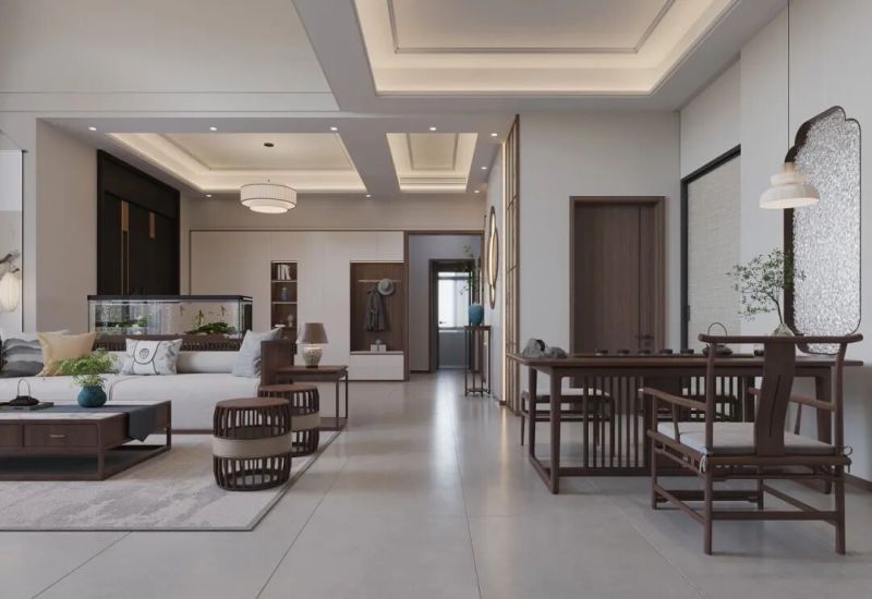 自建房新中式设计：把东方雅致藏进生活里 - 家居知识