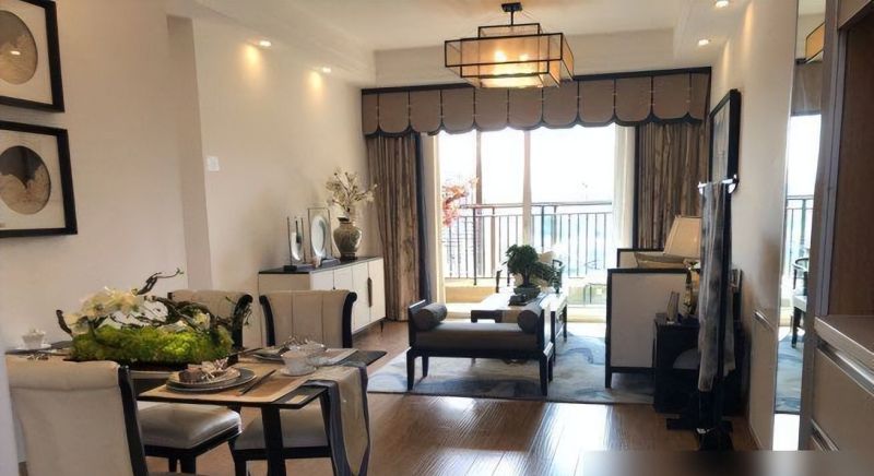 87平米房子,老公非要赶时髦装新中式,我承认被完工效果惊艳!" - 家居知识